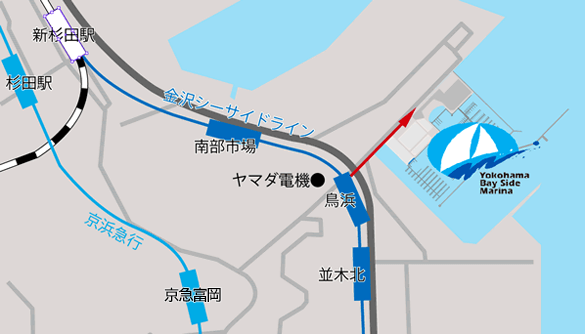 駅周辺のマップ